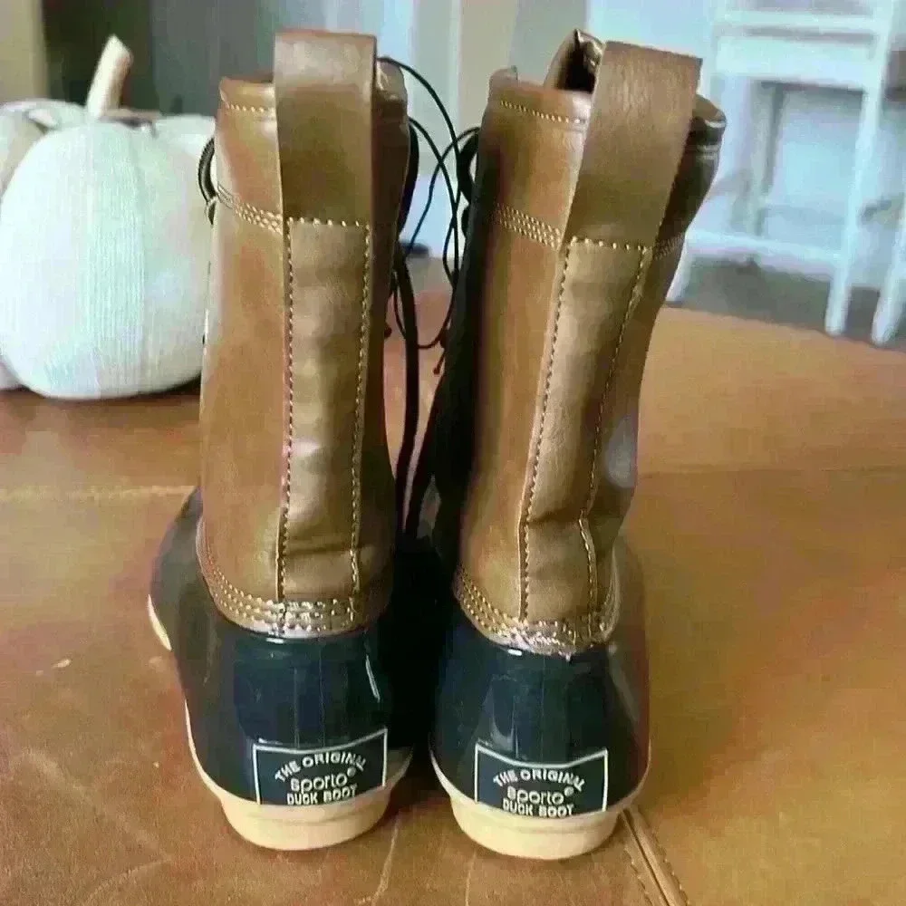 Sporto Boots Waterproof Duck Midcalf Women’s Sz 7 original outdoor‎ boot